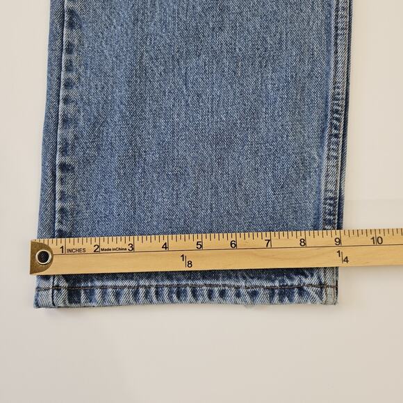 Vintage Levi's 505 Jeans Men 42(40)x32 Light Wash Regular Fit Straight Y2K Denim - Picture 15 of 15